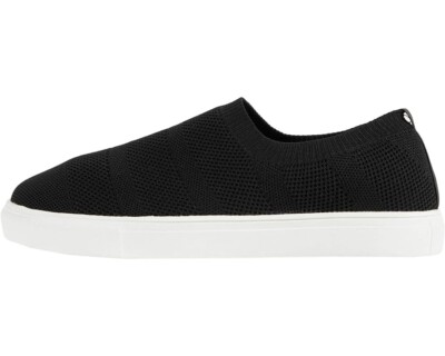 NEW! RSVP Captain Slip On Fashion Comfort Sneakers Women's Size 5.0 Black Knit