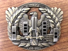 US Army Warrant Officer Corps 1918 100th Anniversary Chief  Challenge Coin