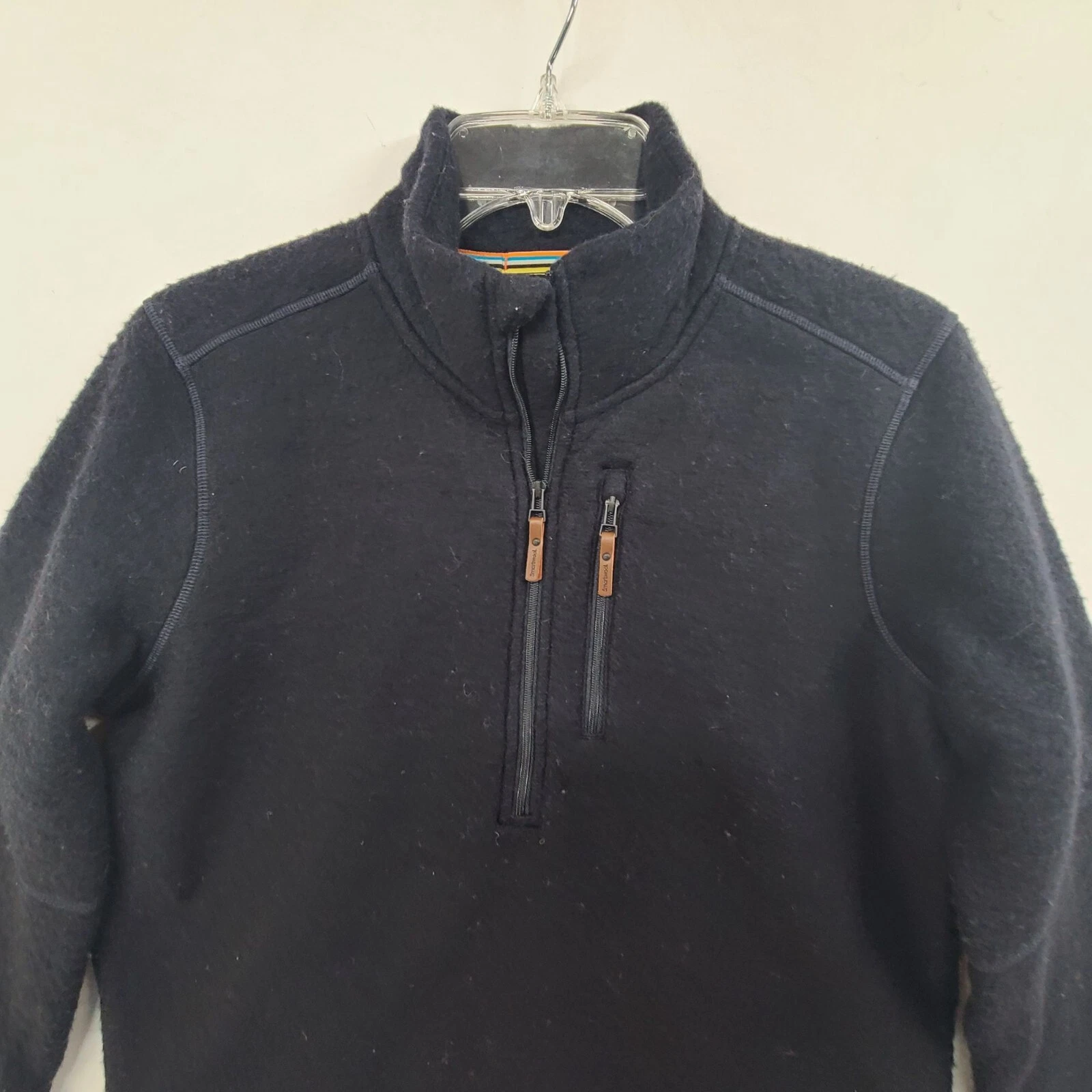 smartwool hudson trail fleece half zip sweater