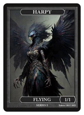Harpy Token  Givememana Tokens Series 2 Magic the Gathering  MTG
