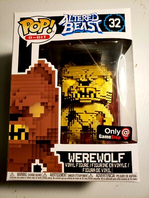 Funko Pop! 8-Bit #32 Werewolf from Alter Beast Gamestop Exclusive Free Shipping 