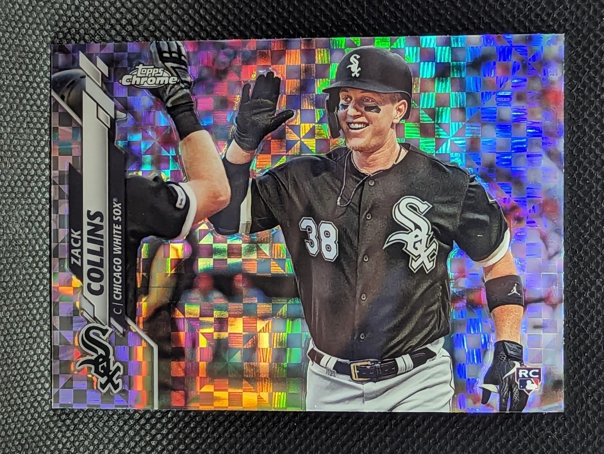 2020 Topps Chrome X-Fractor Refractor Parallel Zack Collins White