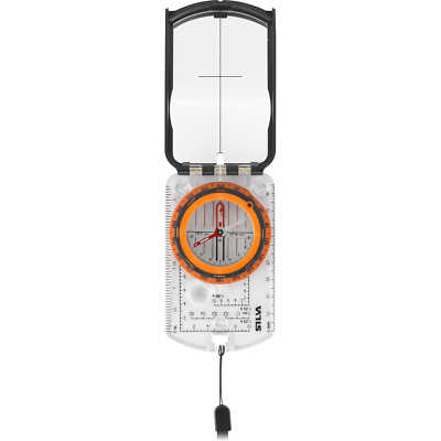 Silva Ranger 2.0 Compass with Built-In Clinometer Azimuth with Black/Orange B...