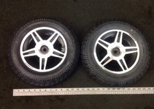 Pair Of Wheels/Tires 3.00-8 Sold Foam Filled Jazzy Select Elite HD Wheelchair