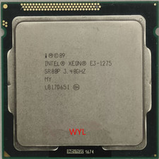 Intel Xeon E3-1275 CPU Quad Core 3.4GHz 8M SR00P GPU 95W LGA 1155 Processor