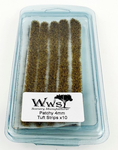 Static Grass Tuft Strips 4mm Selection WWScenics Model Railway Diorama Scenery - Picture 14 of 51