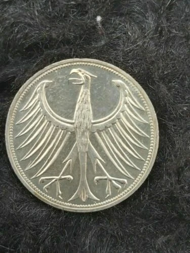5-DM-Münzen der BRD (1951-1974) aus Silber