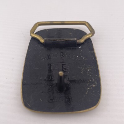 Tennis Belt Buckle Solid Brass Belt Bucle Made In U.S.A. 1978 BTS Vintage Vintage BTS USA Solid Brass Belt Buckle 1978 Tennis Sports  main image 3