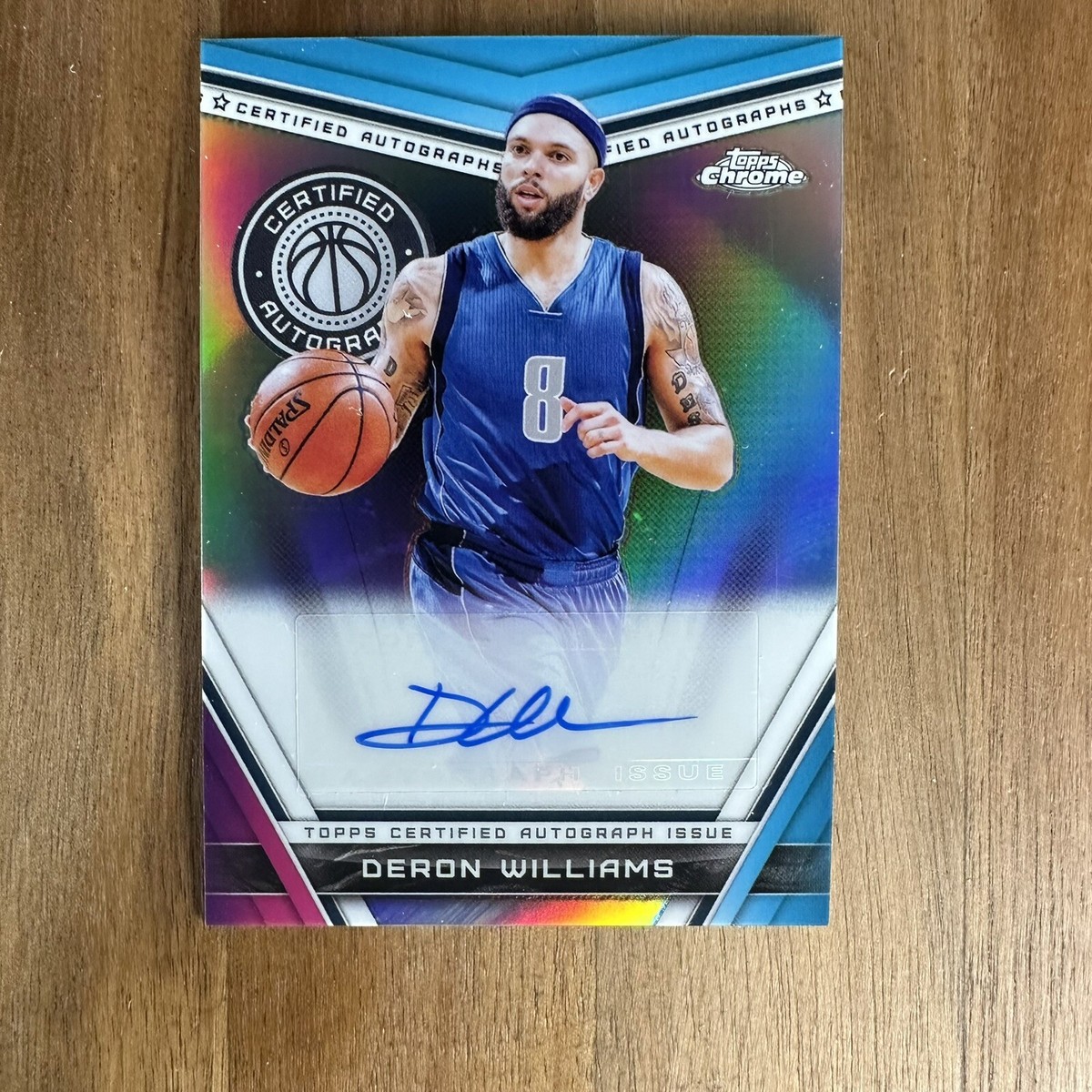2023 Topps Chrome Rainbow Foil Auto DERON WILLIAMS SSP BH2 UK