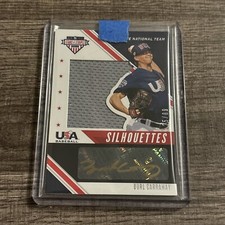 Burl Carraway Silhouettes Patch Auto #/89 2020 Panini Stars & Stripes Auto