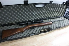 Nice Working Vintage Crosman 1760 .177 Cal. Pellet W/ Bushnell Scope & Hard Case