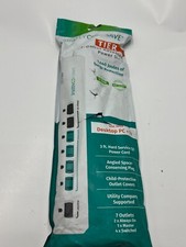 Simply Conserve Tier 1, 7 Outlet Advanced Power Strip w/ 1440 Joules Surge Prote