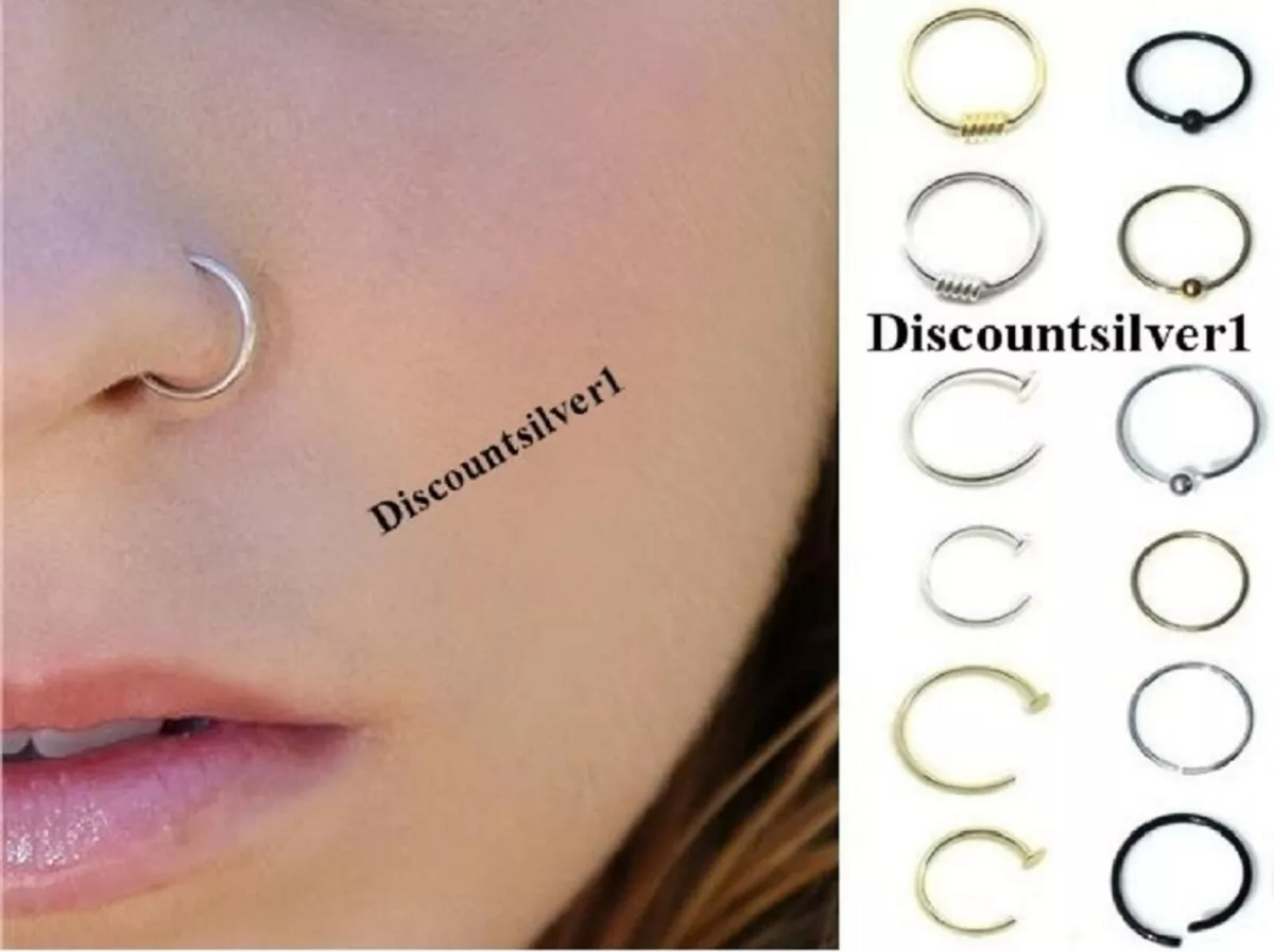 Gold Nose Hoop Nose Ring Endless Hoop Nose Piercing Ring - Etsy [Video]  [Video] | Nose piercing hoop, Gold nose hoop, Nose piercing ring