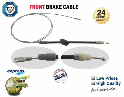 1x Front HANDBRAKE CABLE for VW CRAFTER 30-50 Platform/Chassis 2.0 TDI 2011-2016 - Picture 1 of 8