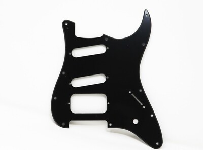 Jake E Lee Style Black Pickguard for S-Style Guitar SSH