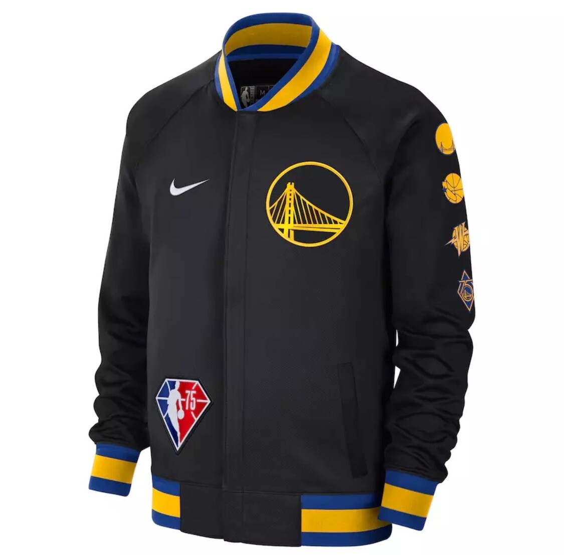 Nike Golden State Warriors Player Issued Warm Up Jacket Men’s Size 2XL XXL