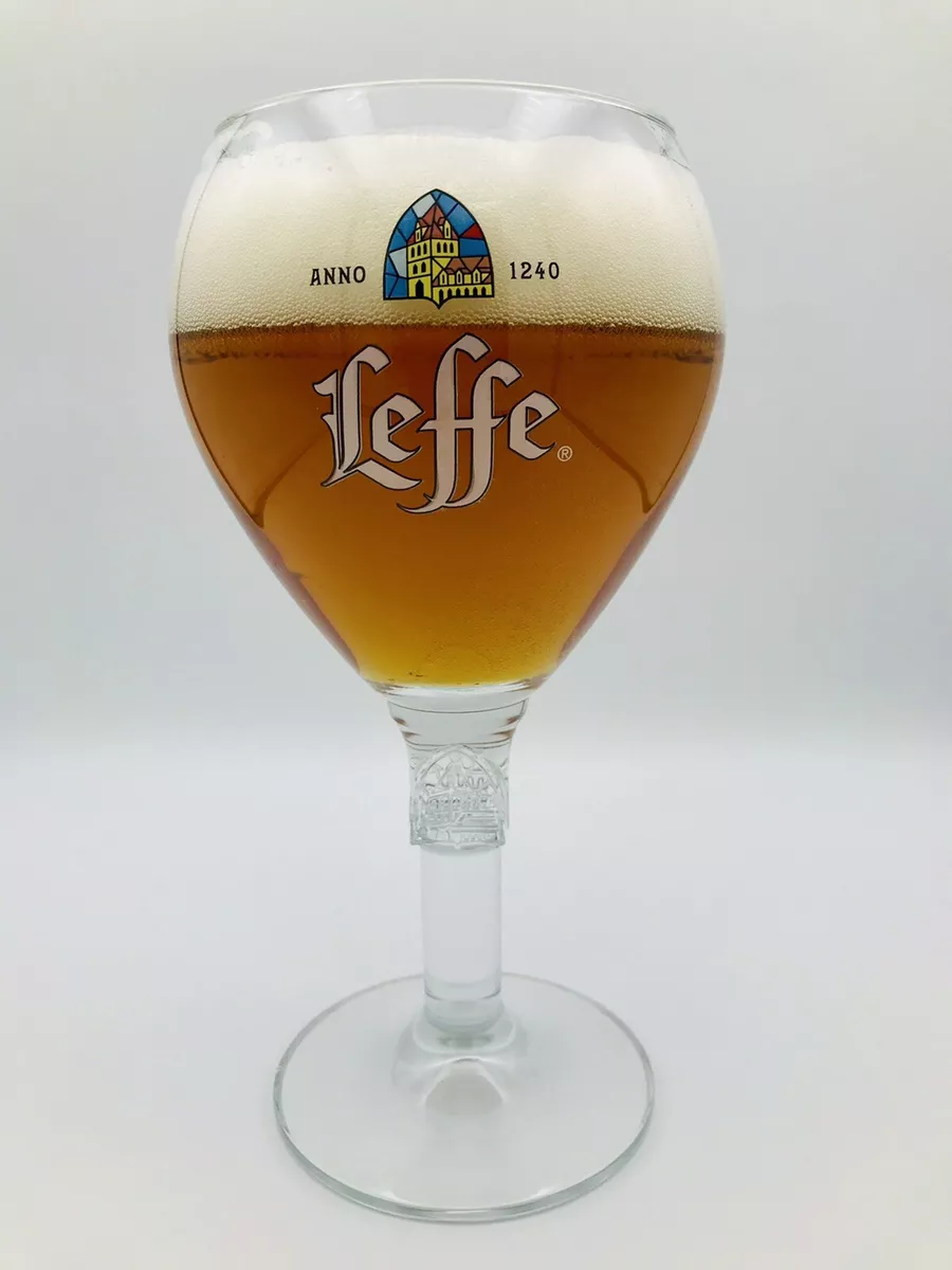 Abbey Leffe Half Pint 33cl Belgian Beer Glass Brand New Nucleated