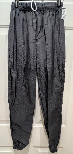 GK WARM UP UNISEX CHILD LARGE GRAY CRINKLE NYLON GYMNASTICS CHEER PANTS Sz CL - Picture 2 of 7