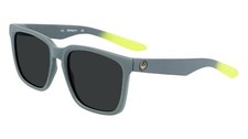 NEW Dragon Baile XL LL 022 Matte Charcoal Sunglasses with Lime Tips  Smoke Lens