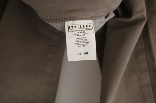 Ermanno Scervino Jeans Baumwolle braun niedrig tailliert dünn schmale Hose s. W26 $ 650 - Bild 6 von 9