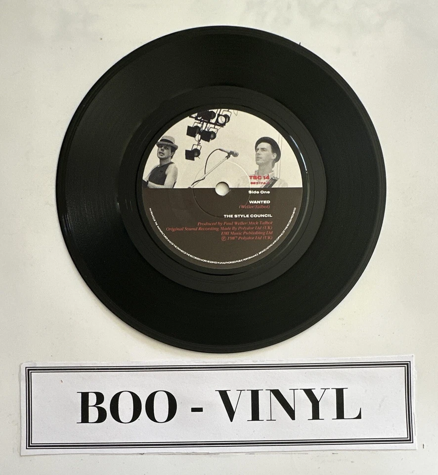 The Style Council Wanted Or Waiter, There's Some Soup In My Flies UK 7" 1987 NM - Image 3 of 4