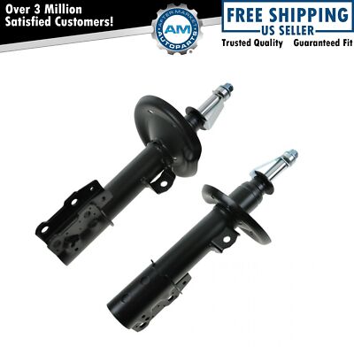 Front Shock Struts Left & Right Pair Set NEW for Chevy Malibu Pontiac G6