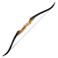 SAS 58" Courage Hunting Takedown Recurve Archery Bow Traditional Wooden