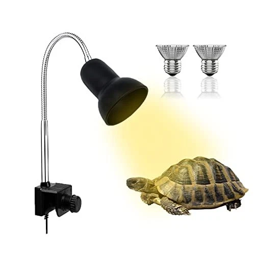 Reptile Heat Lamp Turtle Aquarium Tank Heating Lamps Holder UVA