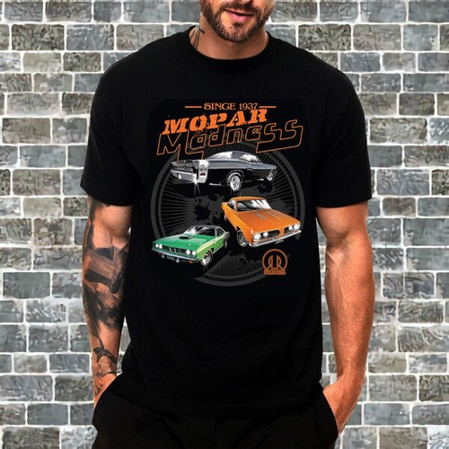 Classic Mopar Dodge Car Graphic Tee 