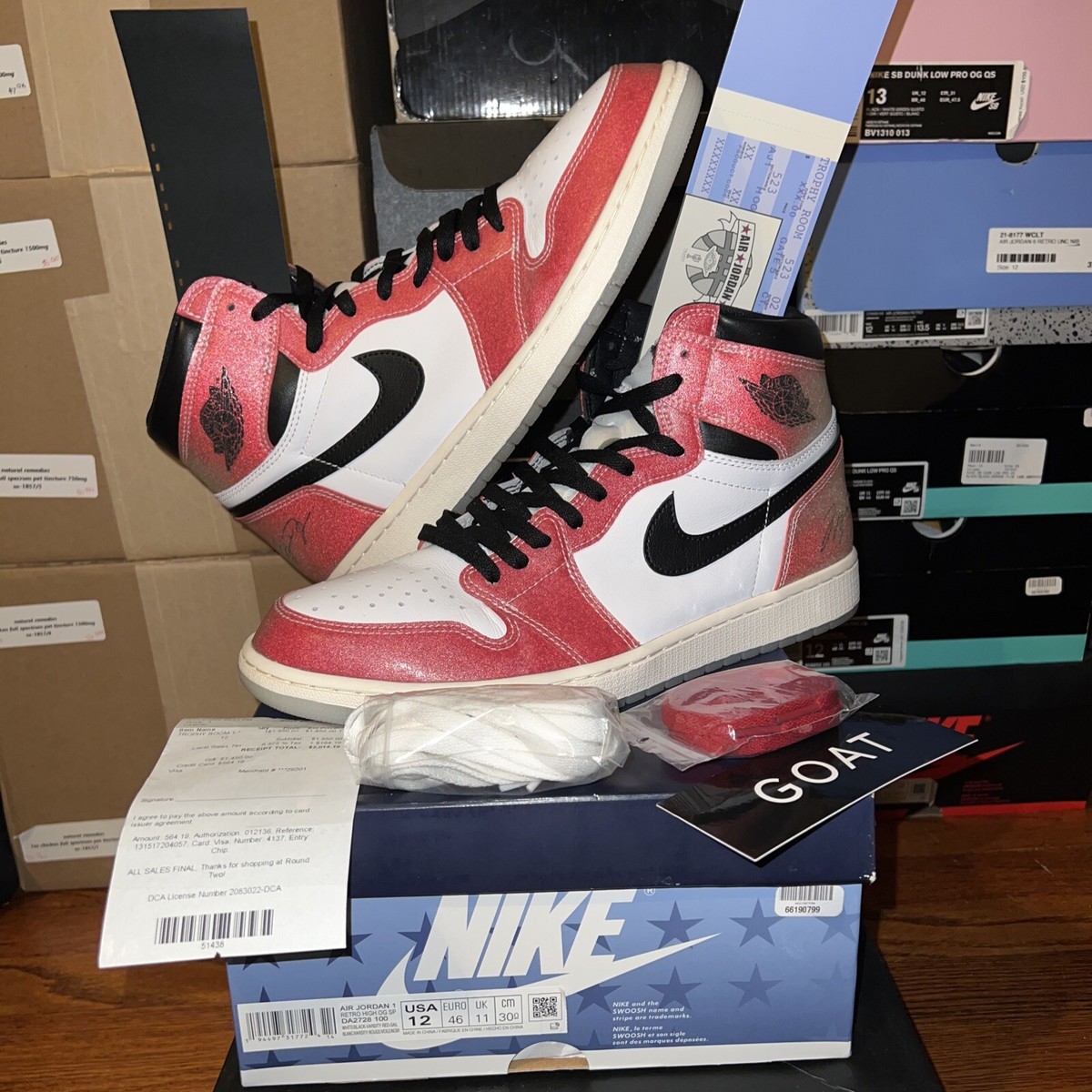 Custom Off-White LV Air Jordan 1 Review with the special box 