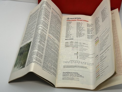 Map Book Rand McNally Road Atlas & Travel Guide 1986 United States Canada Mexico - Picture 9 of 18
