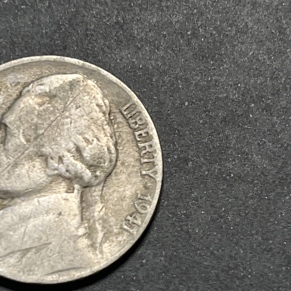 1941 Nickel No mint mark with rim error. - Image 2 of 4