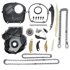EA888 Engine Timing Chain Kit Timing Cover Tensioner Guide Rail Kit Replaceme...