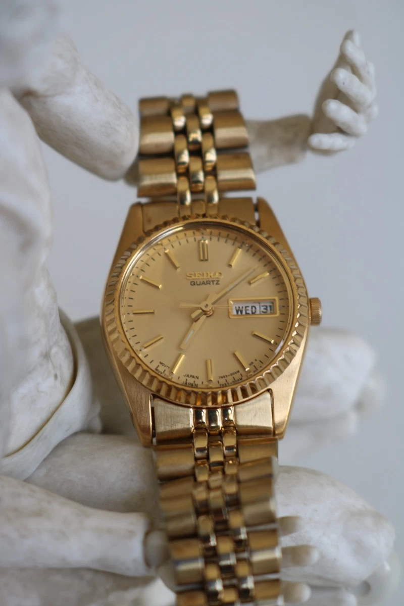 Seiko Yellow Gold Band Wristwatches for sale | eBay