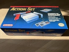Nintendo NES Action Set System Complete w/ TECMO BOWL - Excellent Condition READ