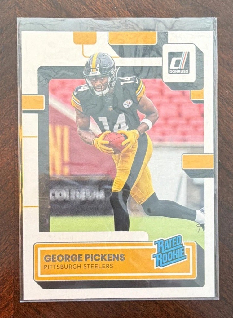 2022 Donruss George Pickens Rated Rookie #323 Steelers Cowboys
