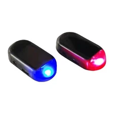 Car Alarm Warning Solar Flash LED Light Fake Security System Anti-theft Signa