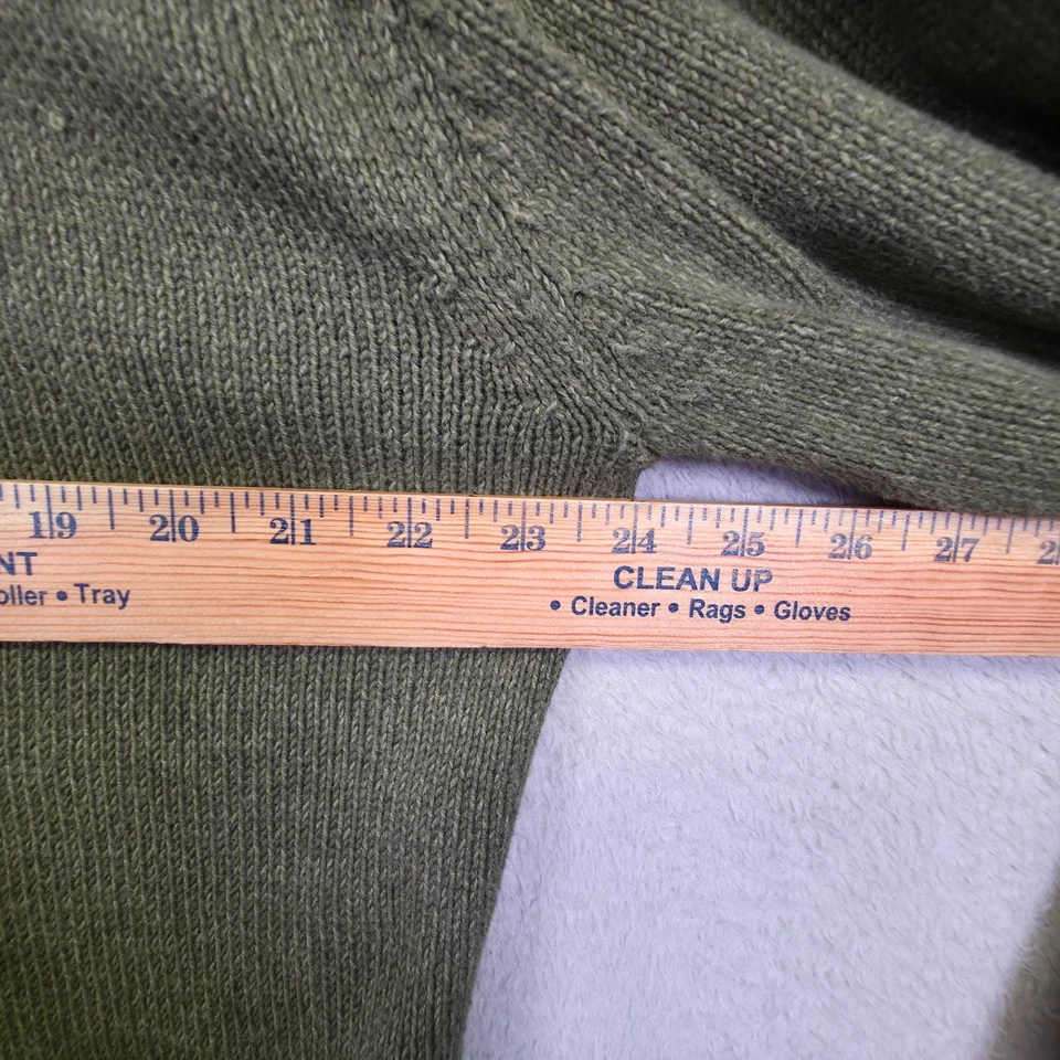 Cárdigan Gap para mujer M verde de gran tamaño holgado abertura lateral preppy suéter de dinero antiguo Foto 4 de 4