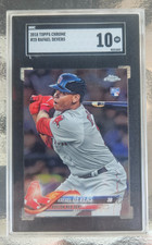 2018 Topps Chrome Rafael Devers Rookie Card #25 Graded SGC 10 Boston Red Sox. rookie card picture