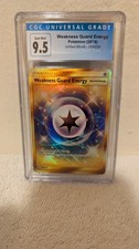 2019 Pokémon S&M Unified Minds 258/236 Full Art Weakness Guard Energy cgc 9.5