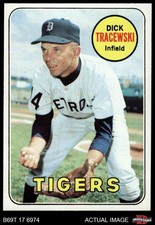 1969 Topps #126 Dick Tracewski Tigers 7 - NM