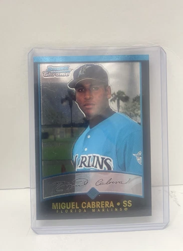 Miguel Cabrera Bowman Chrome ROOKIE