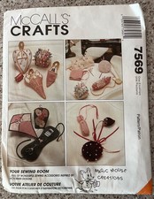 McCall's 7569 Victorian Sewing Accessories One Size UNCUT 1995