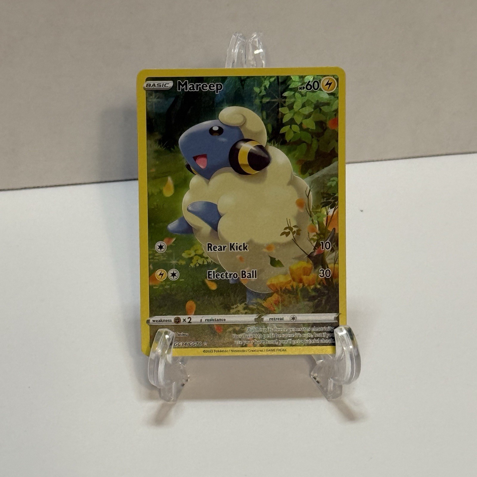 2023 Mareep GG34/GG70 SWSH Crown Zenith Full Art Pokémon TCG Trading Card Game