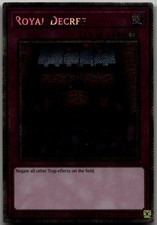 Royal Decree (Platinum Secret Rare) Platinum Secret Rare Quarter Century Stamped
