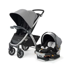 Chicco Bravo 3-in-1 Trio Travel System, Bravo Quick-Fold Combo | Camden/Black