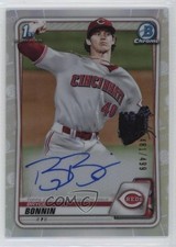 2020 Bowman Draft Chrome Picks Refractor /499 Bryce Bonnin #CDA-BB Auto 3hd