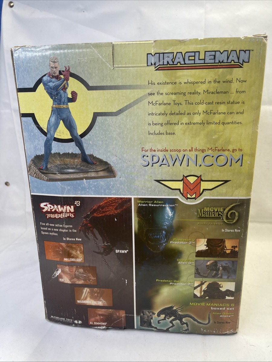 Miracleman Statue 2003 McFarlane Toys Cold Cast Resin Vintage