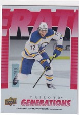 23/24 UD TRILOGY TAGE THOMPSON GENERATIONS RED INSERT /799 #7B