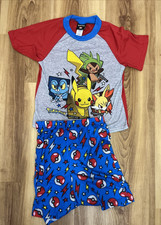 Pokemon 2-piece Pajama Set Boys Size 10 Summer Set